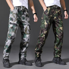 Spring Brand Men Fashion Military Cargo Pants Multi-pockets Baggy Men Pants