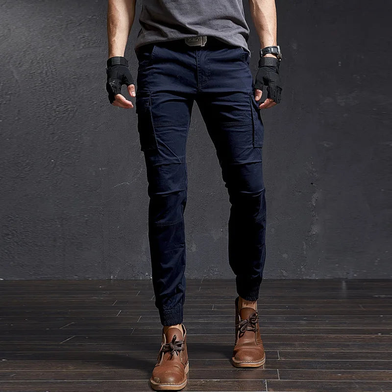 Fashion Slim Camouflage Casual Tactical Cargo Pants Male Streetwear