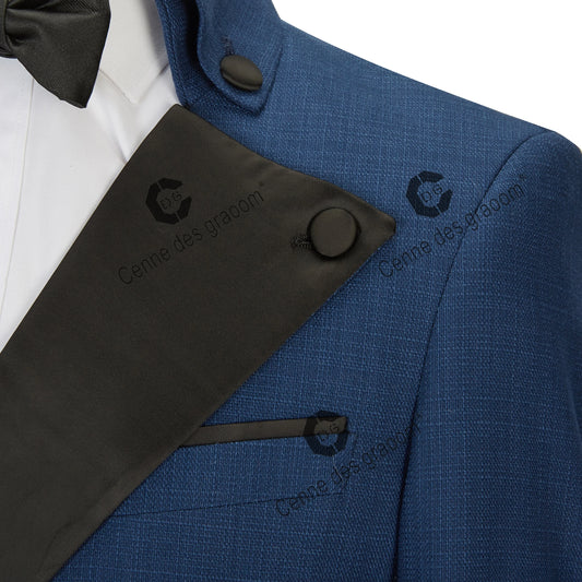 Tuxedo for Mens: Men Suits Double Breasted Tuxedo Shawl Lapel Costume Homme