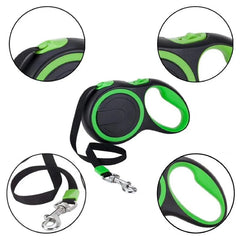 3/5/8M Dogs Leash Automatic Retractable Dog Leash Leads Durable Nylon Pulling Rope