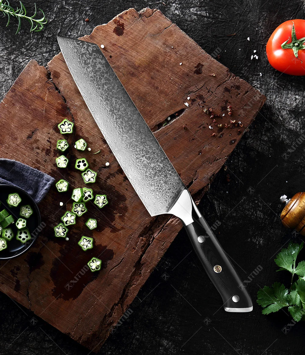Damascus kitchen Knife 1-9PC 67 layers Japan Damascus steel Chef knife Sharp