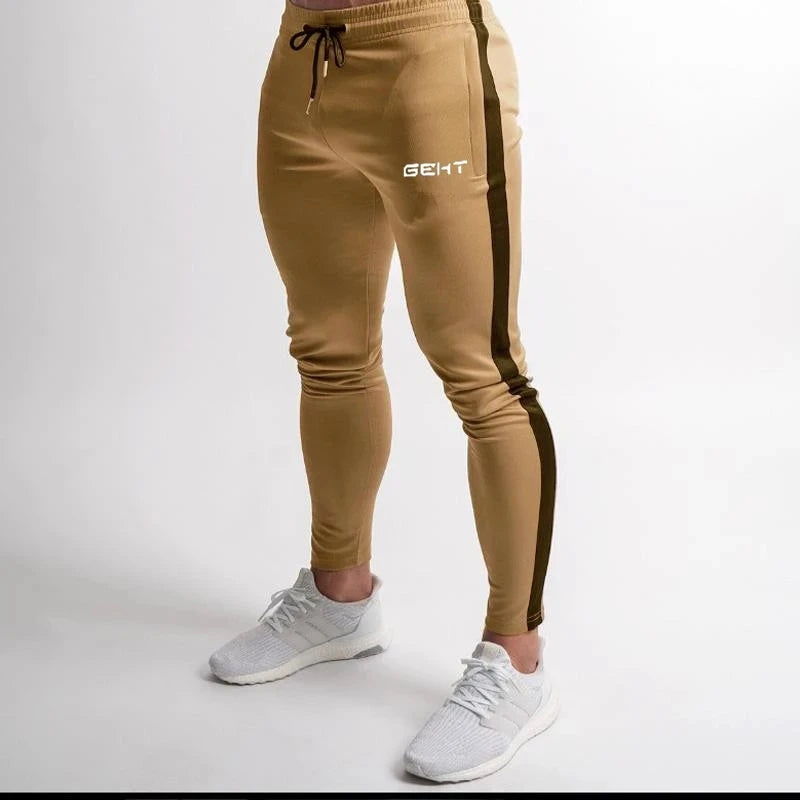 Casual Skinny Pants Mens Joggers Sweatpants Fitness Workout