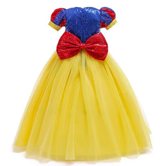 Children Girl Snow White Dress Princess Costume Kids Baby Birthday Halloween Party Fancy Dresses Fairy Frock Girls Infant Dress