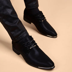 Business Men Leather Shoes Fashion Formal Dress Shoes Men