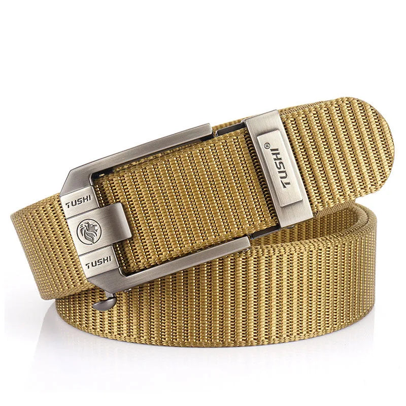 MEDYLA Tactical Belt Nylon Military Army belt Outdoor Metal Buckle Police Heavy Duty men's Training Hunting Belt