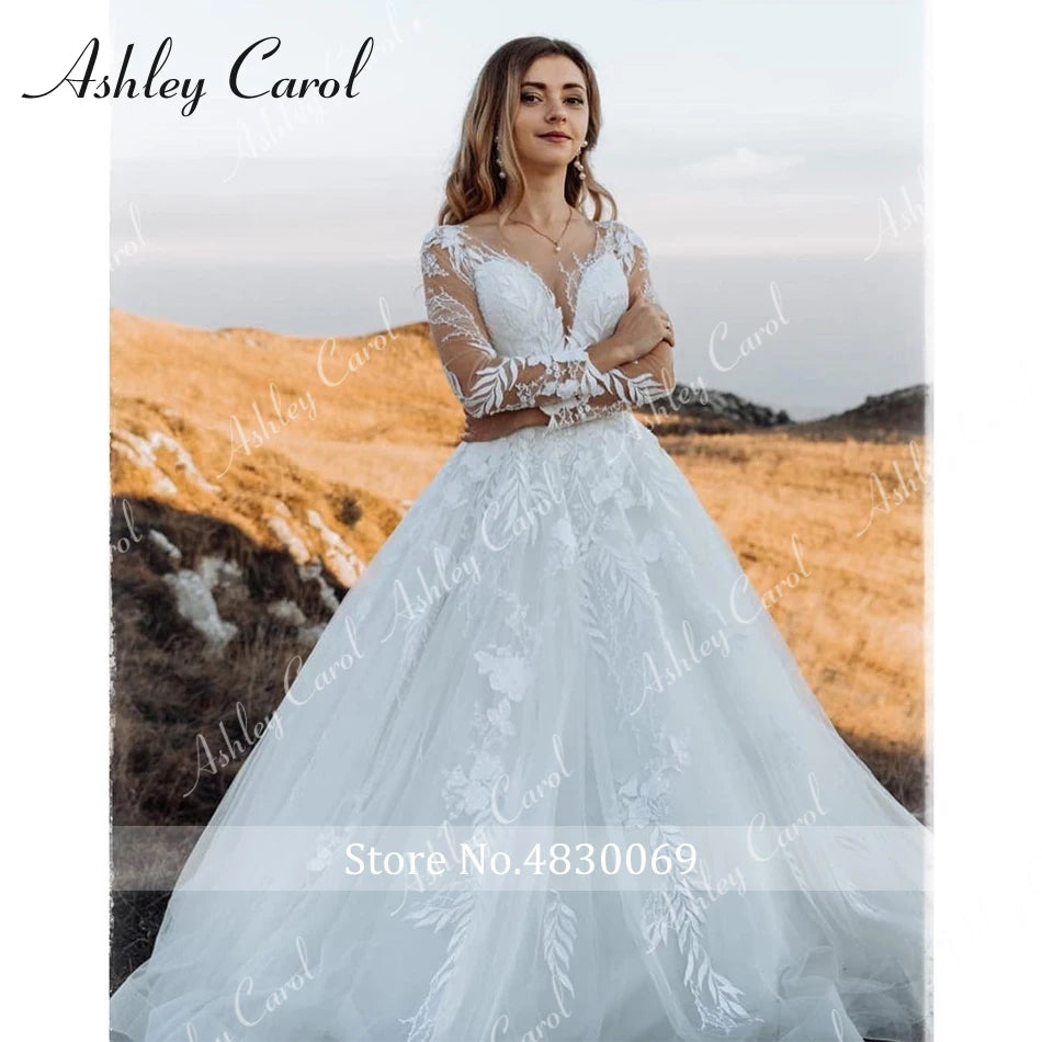 White Bridesmaid Dresses: Wedding Dresses For Women Appliques Tulle Backless