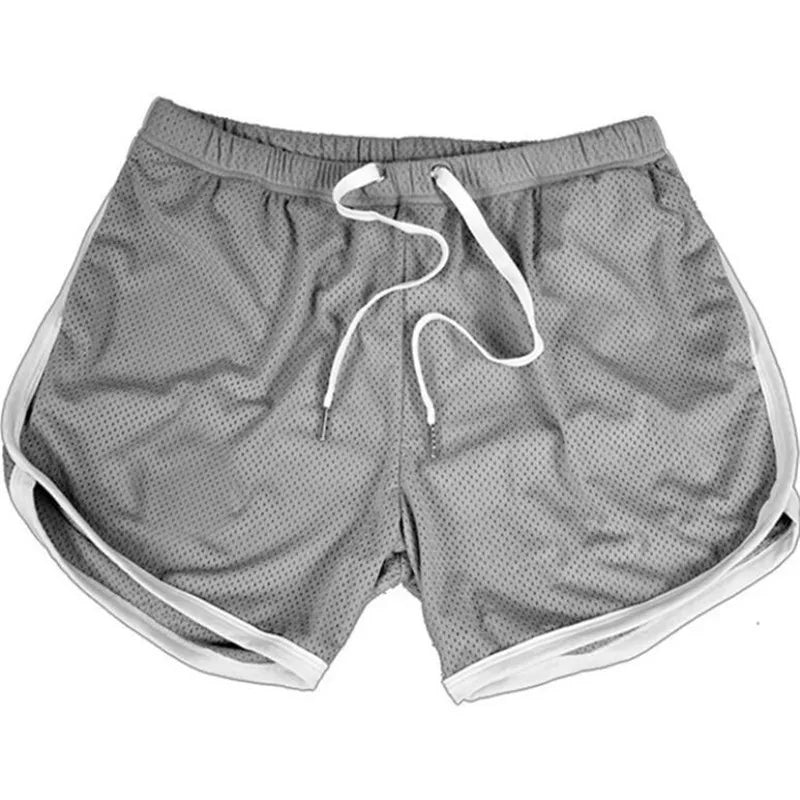 Men's Sports Gym Athletic Shorts Middle Trousers Elastic Band Sports Man