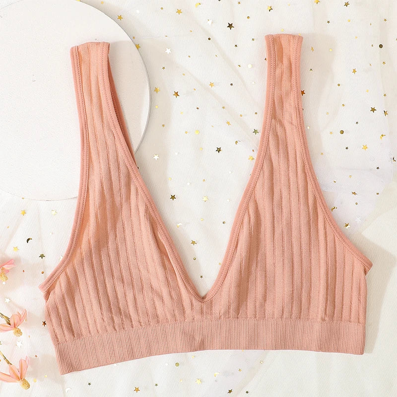Bras For Women Bralette Sexy Lingerie Female Low Back Sleep Underwear