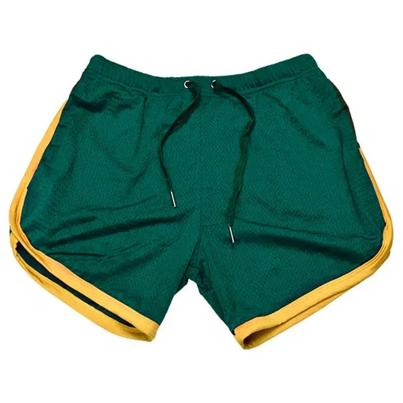 Men's Sports Gym Athletic Shorts Middle Trousers Elastic Band Sports Man