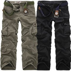 Men's Cargo Pants Casual Loose Multi Pocket Military Pants