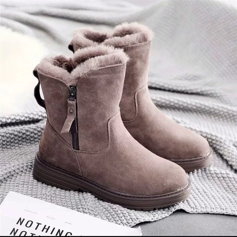 Women Brand Winter Snow Boots Female Ladies Fashion Designer Shoes Women