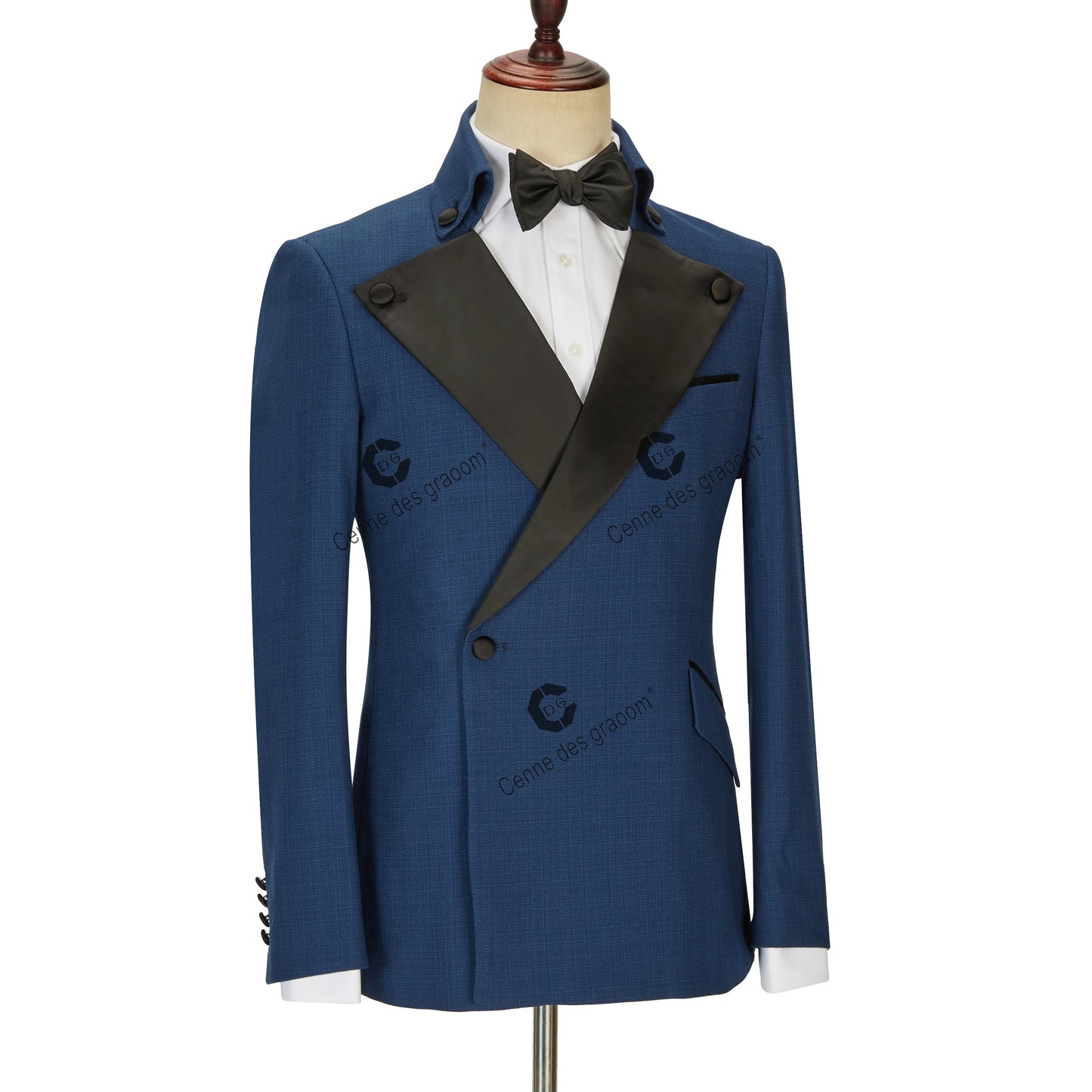 Tuxedo for Mens: Men Suits Double Breasted Tuxedo Shawl Lapel Costume Homme