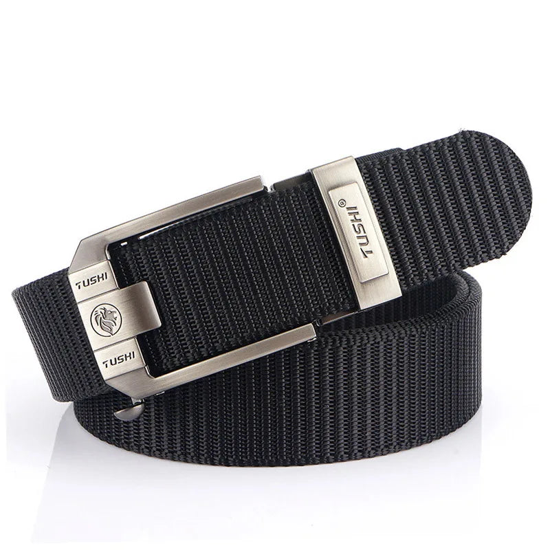 MEDYLA Tactical Belt Nylon Military Army belt Outdoor Metal Buckle Police Heavy Duty men's Training Hunting Belt