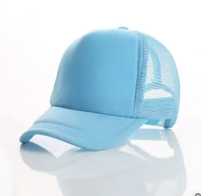 Free Custom Brand LOGO Text Design Personality DIY Trucker Hat AD Baseball Cap Men Women Blank Mesh Adjustable Hat