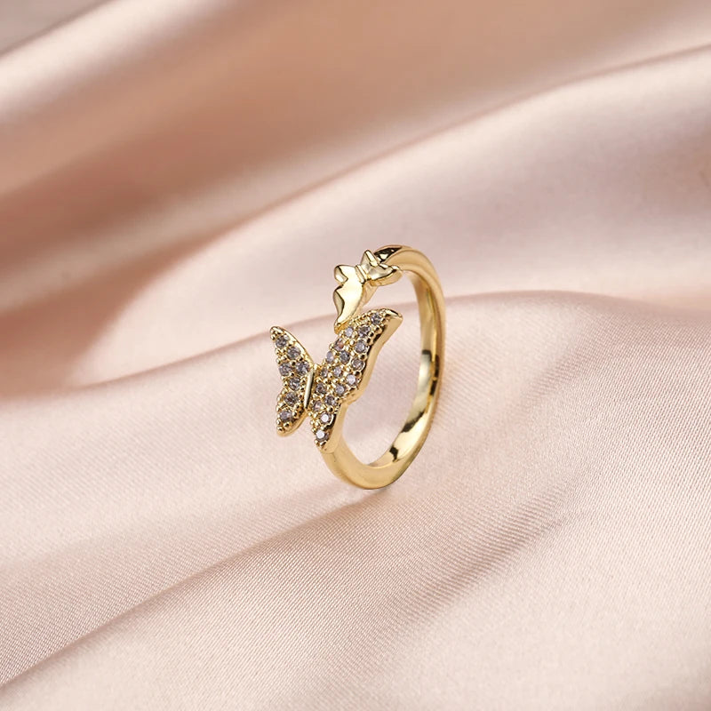 Stainless Steel Wedding Rings For Women Adjustable Engagement Women's Ring