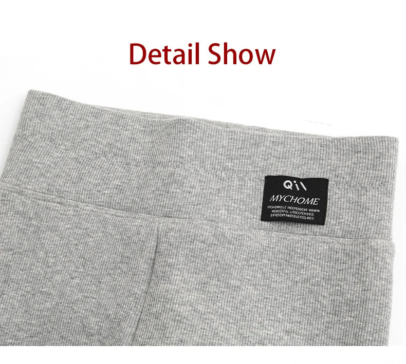 Winter Women Pants Thermal Fleece Thicken Leggings High Waist Ribbed Leggings