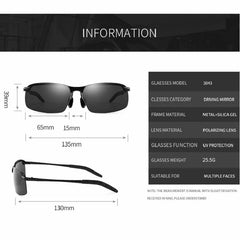 Sunglasses Men Polarized Chameleon Glasses Men Driving Sunglasses