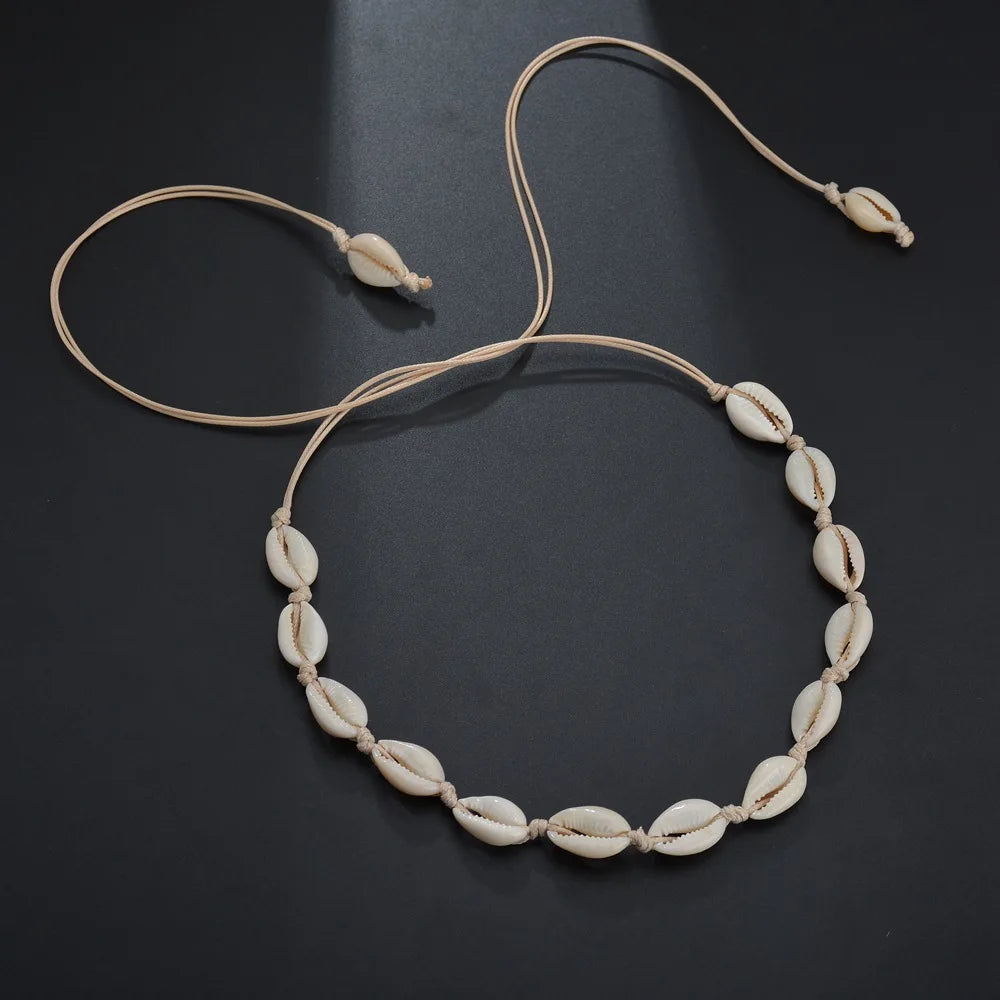 Boho Beach Bohemian Shell Choker Necklaces For Women Girls Summer Fashion