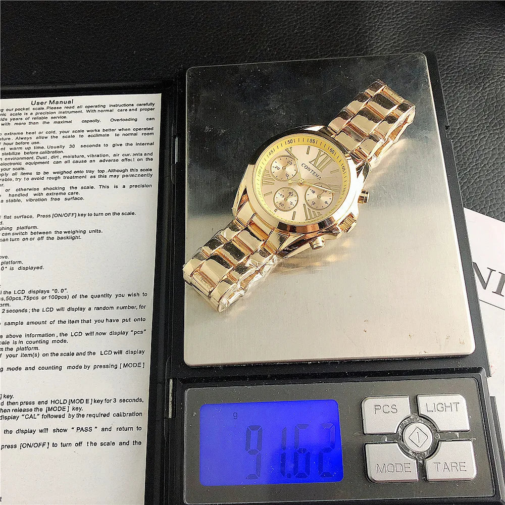 New Creative Watch Women Watches Luxury Rose Gold Quartz Ladies Watches Stainless Steel Bracelets Wristwatches Reloj Mujer