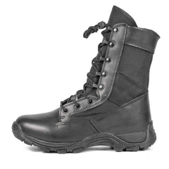 Leather Men's Military Boots Quality Special Tactical Black Combat Ankle Boats