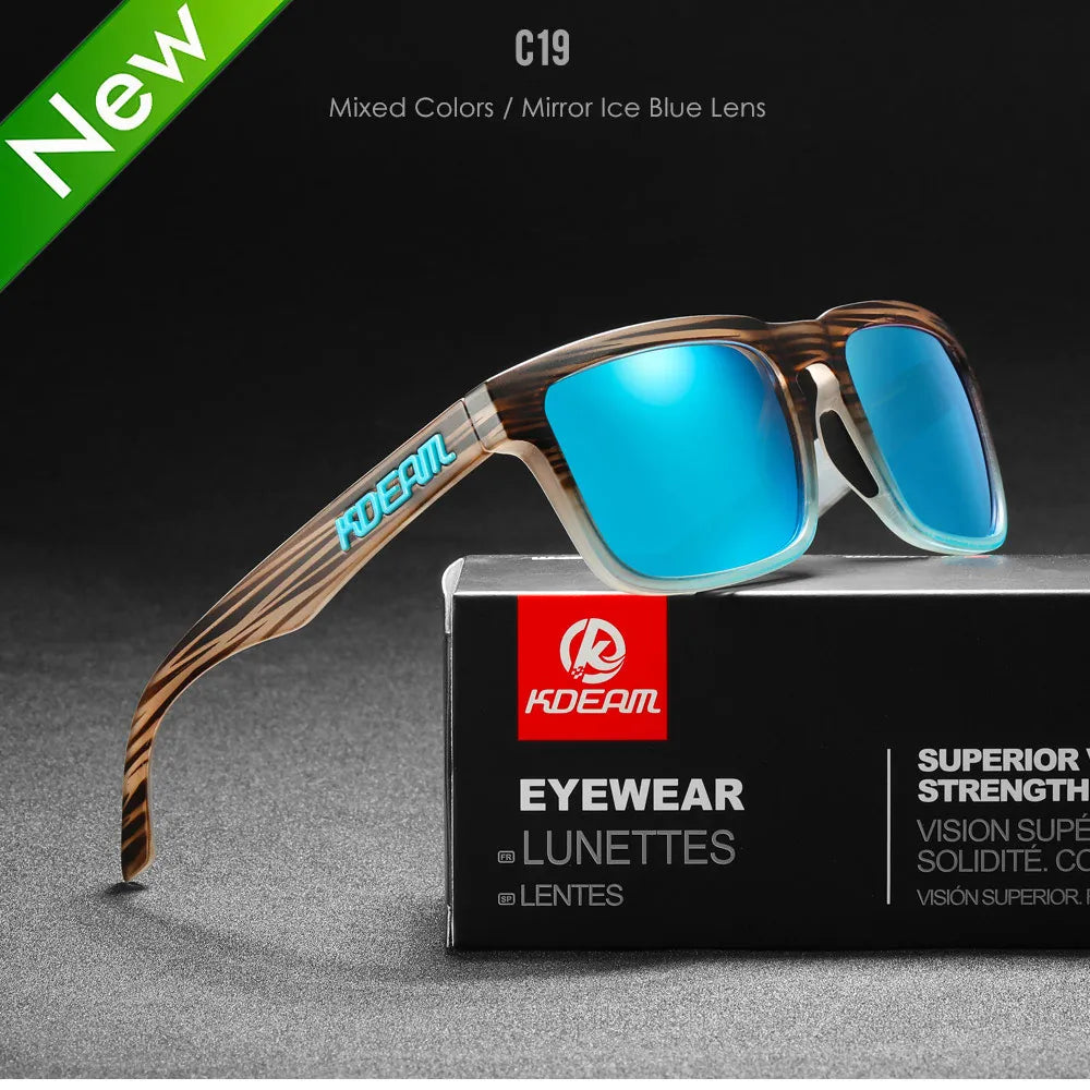 Sunglasses Outdoors Lifestyle Coating Sun Glasses New Matching Colors With Box