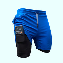 Running Shorts Men 2 in 1 Training Gym Shorts Fitness Men Joggers Jogging