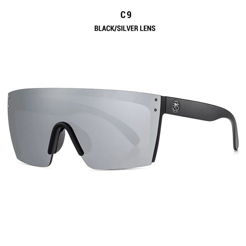 Sunglasses square Conjoined lens Women men Gradient lens sun glasses
