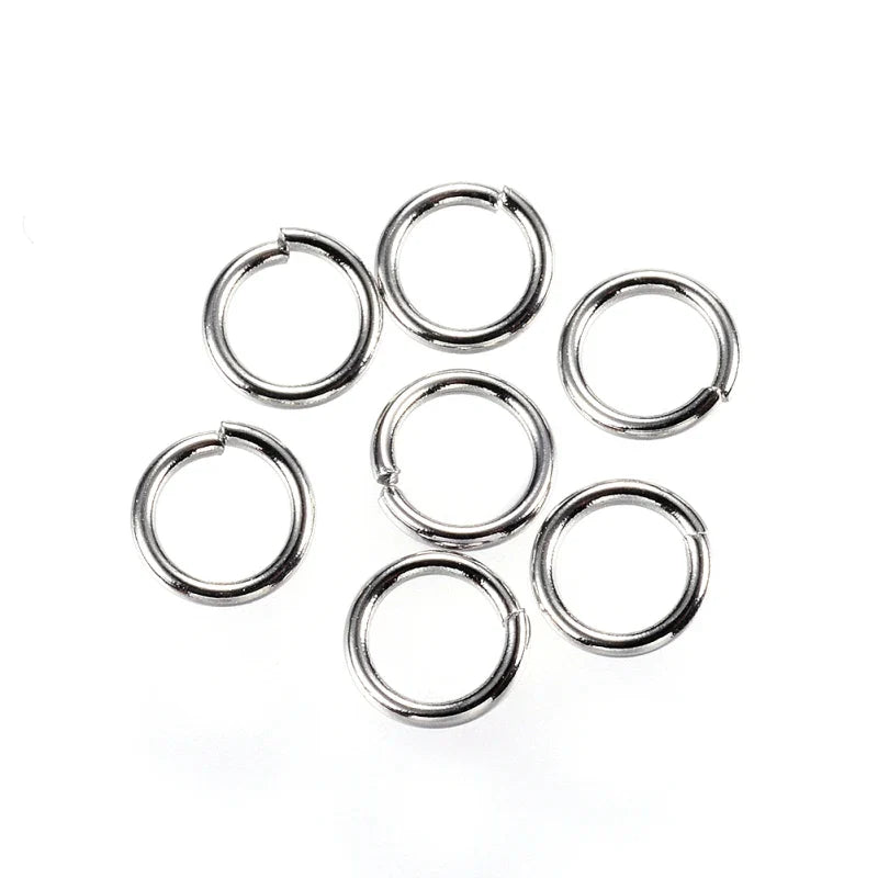 304 Stainless Steel Jump Rings Close Unsoldered Jump Rings for Jewelry Accessories Lovers 4mm 5mm 6mm 7mm 8mm 9mm 10mm