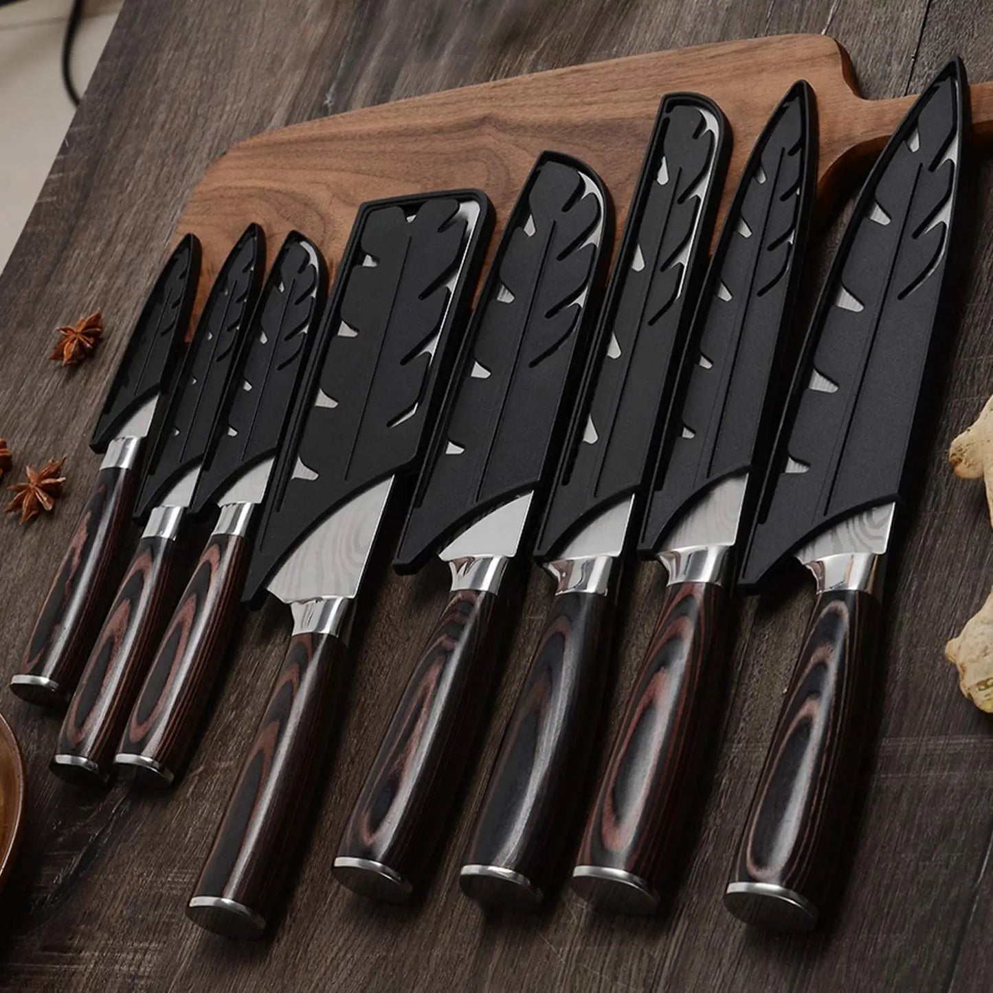 Kitchen Knife Professional Chef Knives Set 7CR17 High Carbon Steel Japanese
