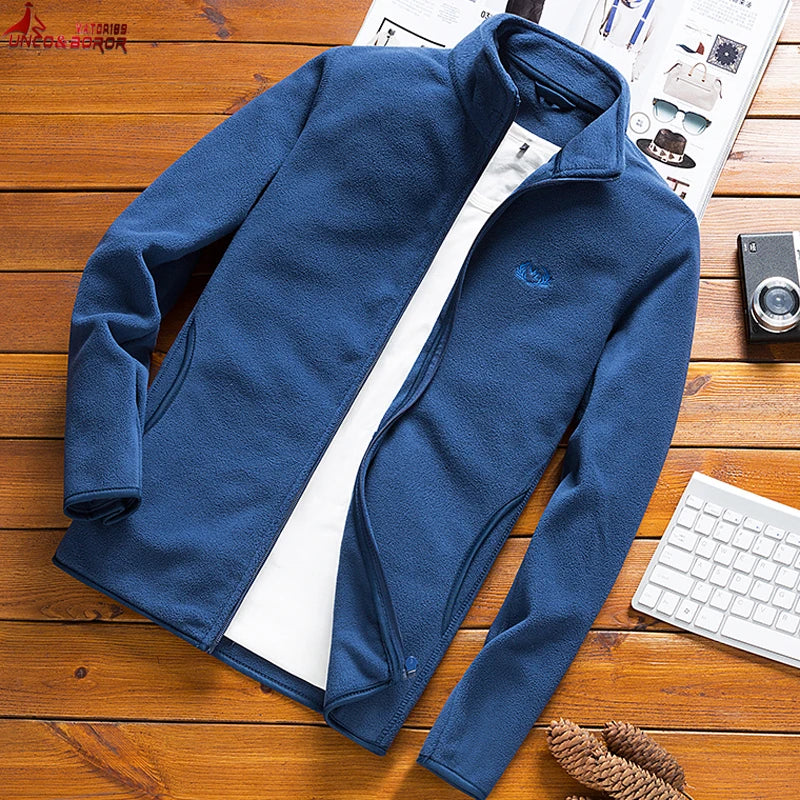 Streetwear Men Fleece Tactical Softshell Military Varsity Jacket outwear Sport jackets