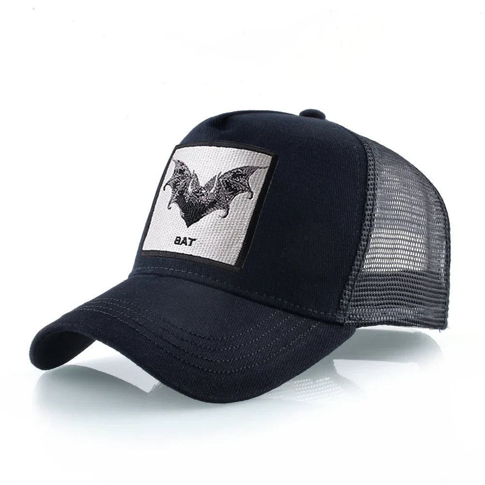 Baseball Cap With Bat Embroidery Four Seasons Snapback Trucker Caps Men Women Fashion Hip Hop Baseball Hat Outdoor Visor Caps