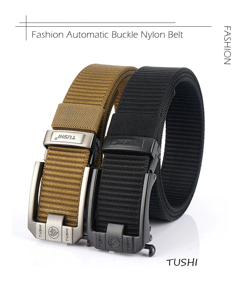 MEDYLA Tactical Belt Nylon Military Army belt Outdoor Metal Buckle Police Heavy Duty men's Training Hunting Belt