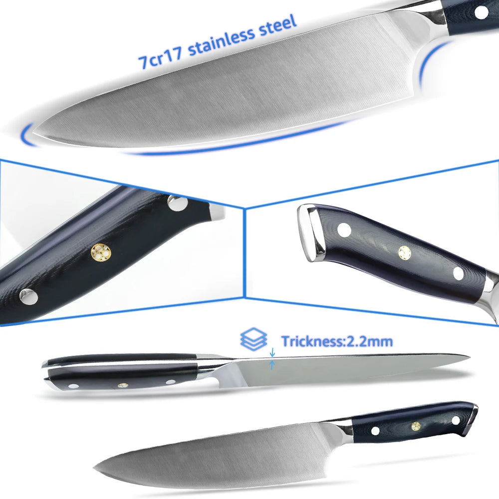 Kitchen Knife 8 inch Professional Chef Knife High Carbon 4116 German Stainless Steel