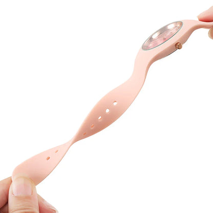 TPW Full Size 40mm Quartz Watch For Women Rubber Strap Skin Friendly Silicone watch