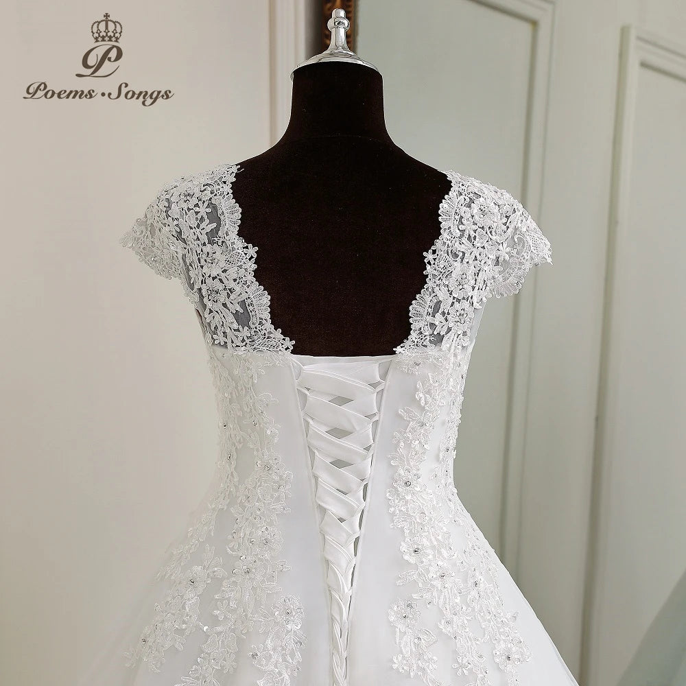 White Bridesmaid Dresses: Elegant appliques V neck sleeveless  floor length