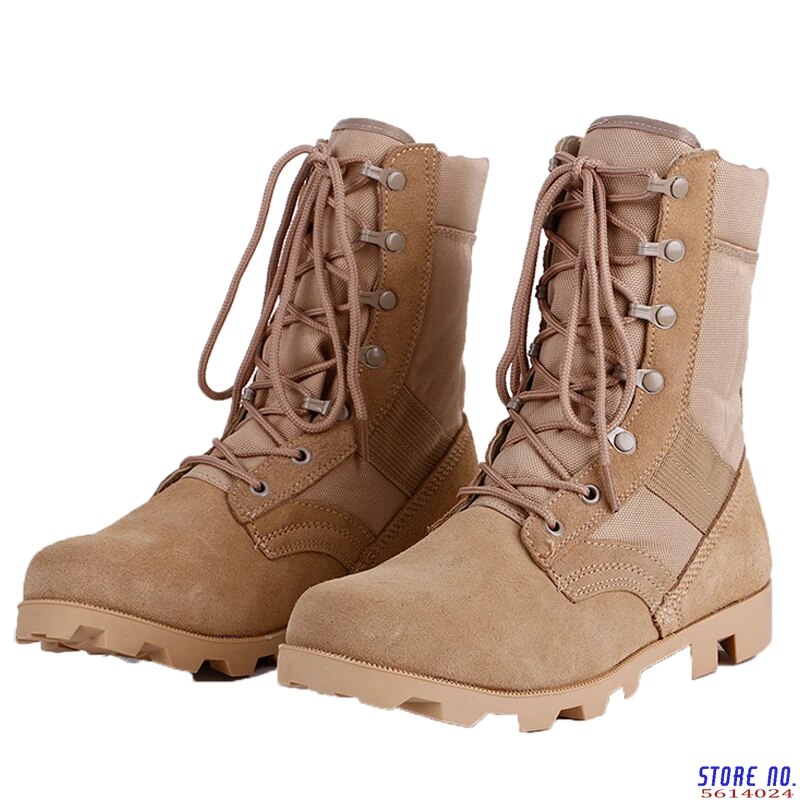 Tactical Boots Men Breathable Camouflage Army Desert Safety Shoes