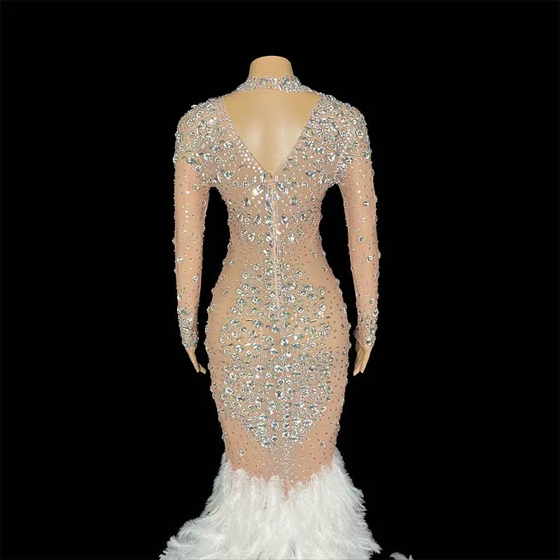 Evening Dresses: Long Dress Evening Birthday Celebrate Luxurious Costume