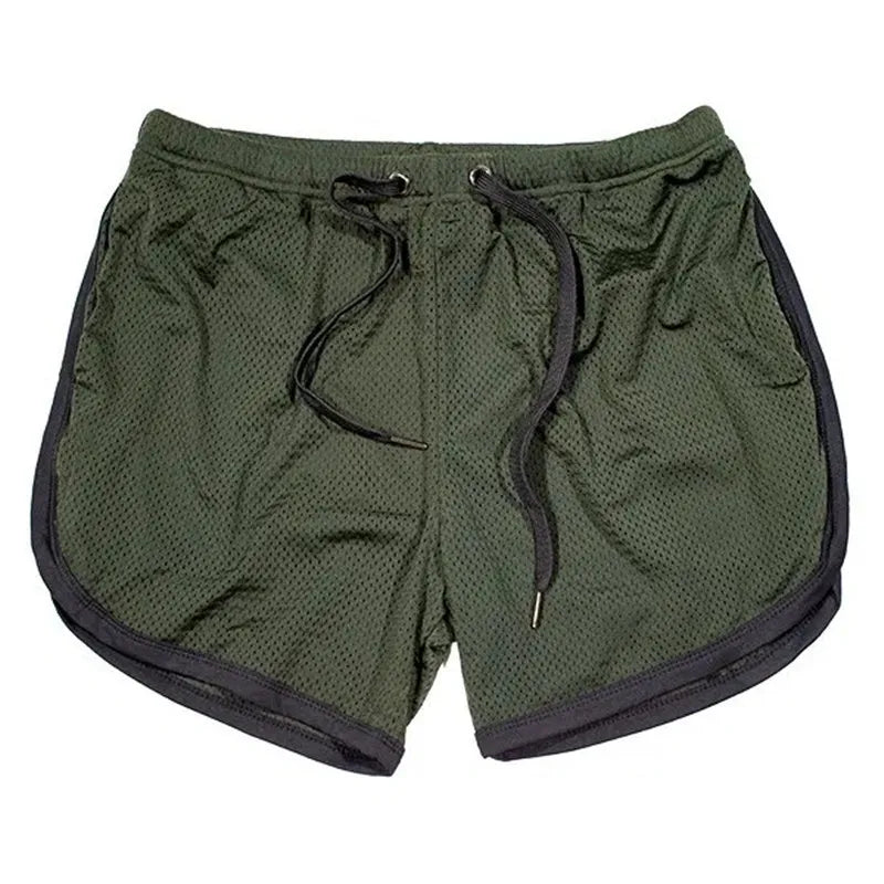 Men's Sports Gym Athletic Shorts Middle Trousers Elastic Band Sports Man