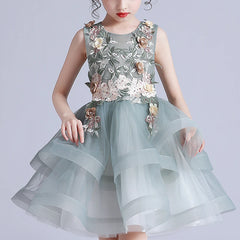 Girl Kid's Dress Party Dress Evening Dresses Casual Princess Summer Girls