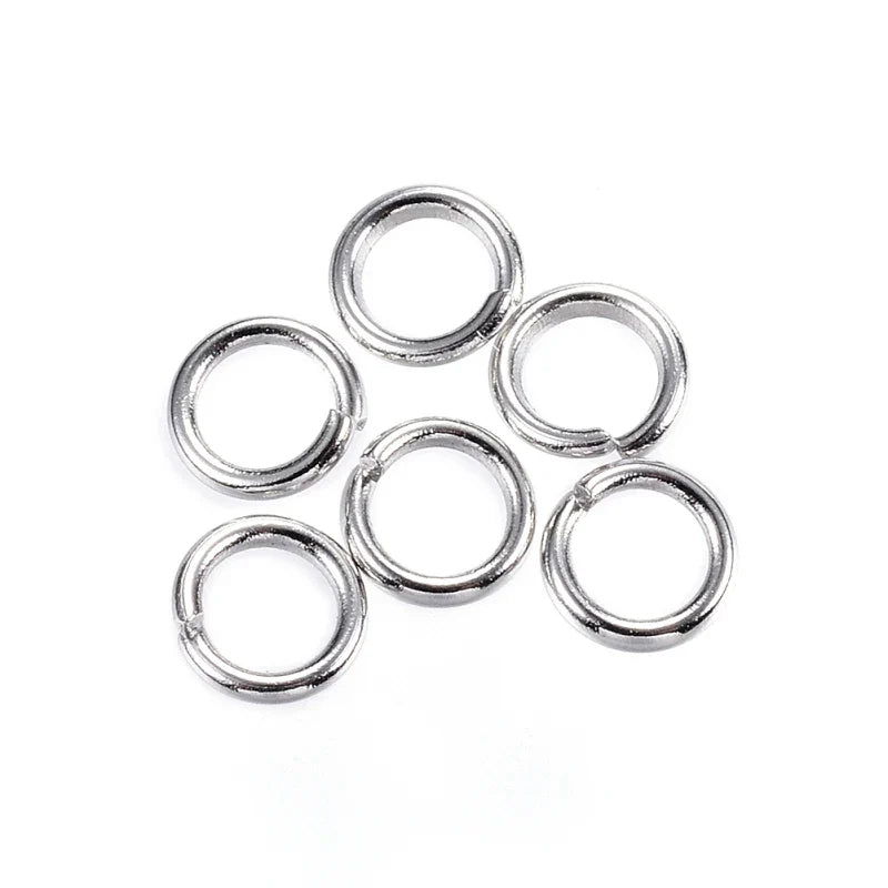 304 Stainless Steel Jump Rings Close Unsoldered Jump Rings for Jewelry Accessories Lovers 4mm 5mm 6mm 7mm 8mm 9mm 10mm