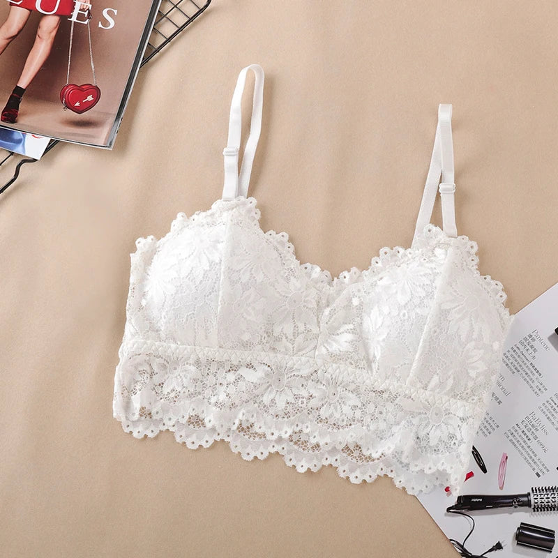 Wireless Bra For Women Padded Push Up Bralette Female Brassiere Soft Backless