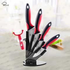 Ceramic Knife Kitchen Knives Holder Chef Slicing Utility Paring Knife White Blade