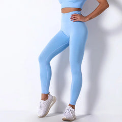 Woman Gym Leggings Women High Waist Seamless Tights Push-up White Sport Pants