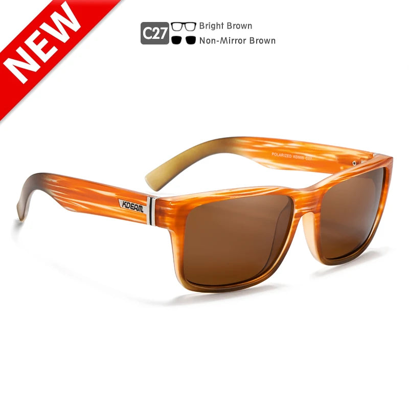 Sunglasses Men Flat Top Designer Polaroid Glasses Accessories Included