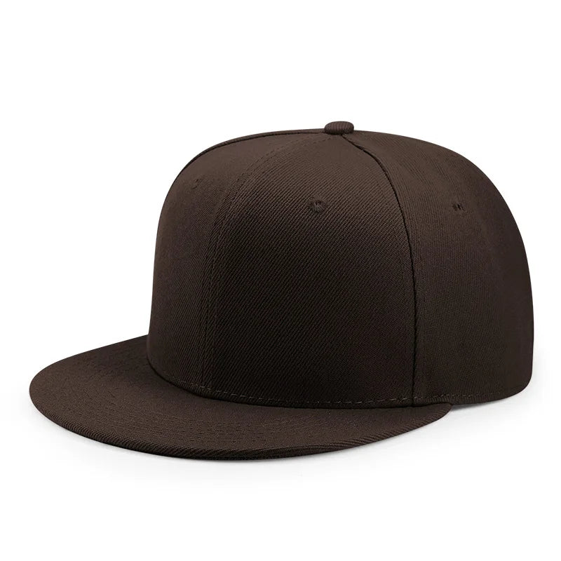 Big Bone Man Plus Size Baseball Caps Adult Flat Peak Hip Hop Fitted Hat Men Women Large Size Snapback Cap size 6 3/4 to size 8