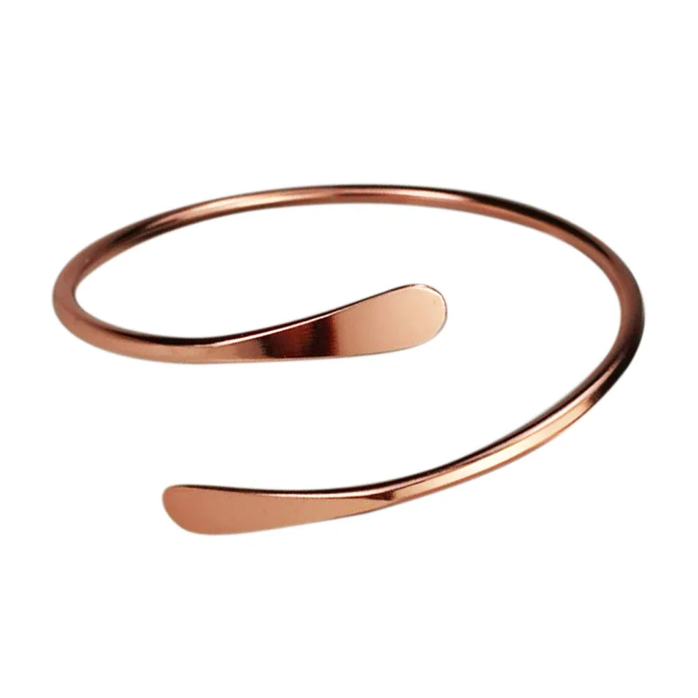 MaiLun 10pcs/lot blank Brass Stacking Bangles Smooth Oval Stacking Bracelet Open Cuff Bangles F1671