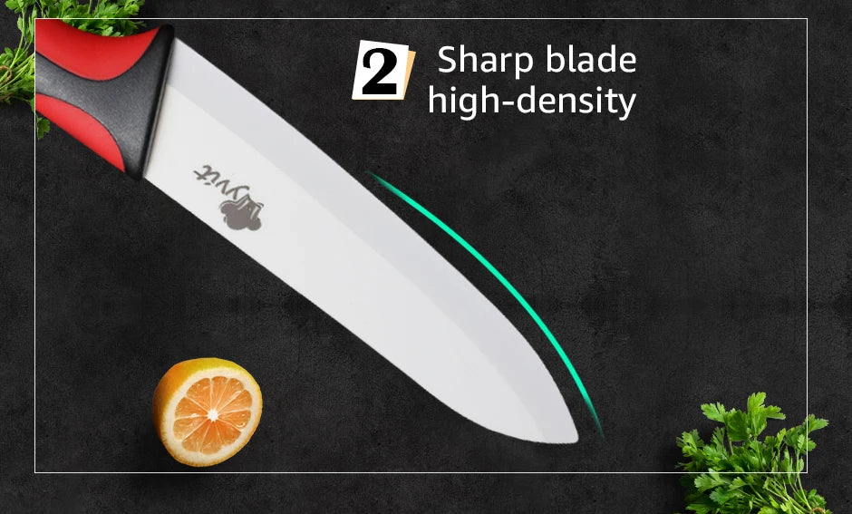 Ceramic Knife Set 3 4 5 6 inch Ultra Sharp Chef Knife Utility Fruit Slicing Vegetable