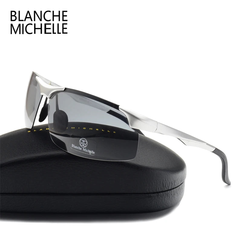 Men Sunglasses Polarized Sports Driving Night Vision Goggles Sunglass