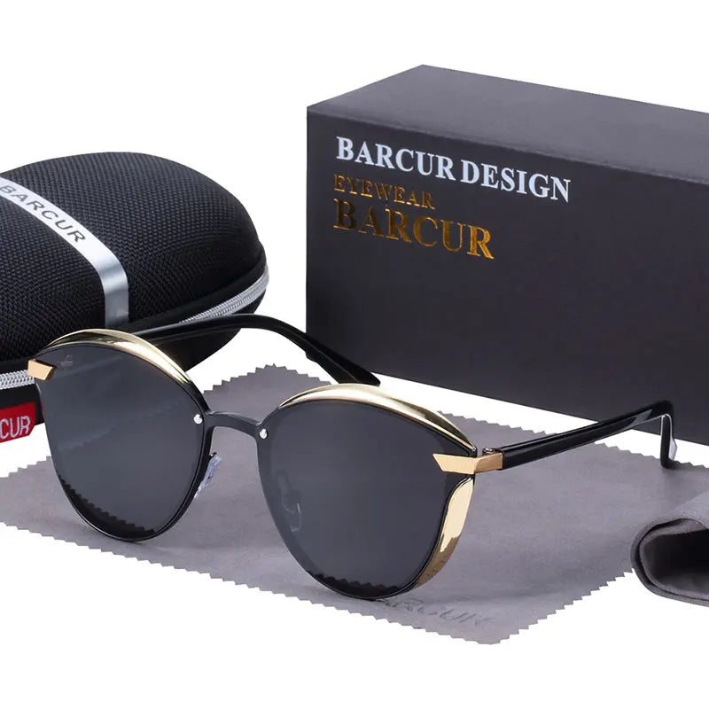 Fashion Polarized Women Sunglasses Round Sun Glass