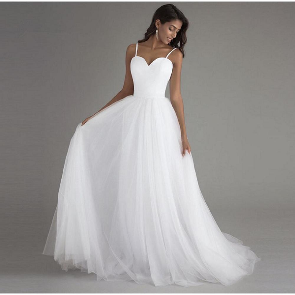 White Bridesmaid Dresses: Bridal Gown with Lace Up Dress High Division Wedding Dress